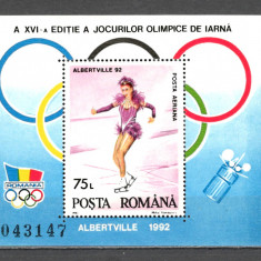 Romania.1992 Olimpiada de iarna ALBERTVILLE-Bl. ZR.869