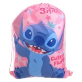 Rucsac Roz Stitch \"Cute &amp; Fluffy\" - Stil Vară Jucaus, CMCLASS