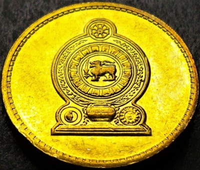 Moneda exotica 5 RUPII - SRI LANKA, anul 2013 *cod 609 B = A.UNC foto