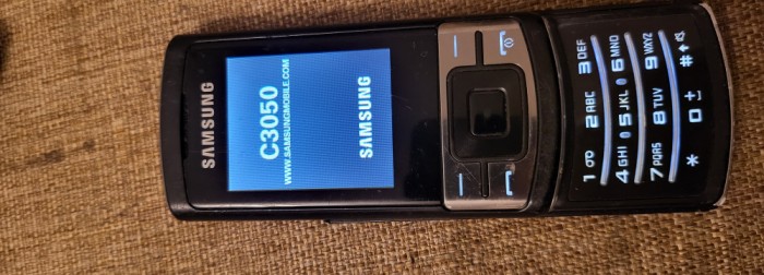 Telefon Rar Slide Samsung C3050 Stratus Black Liber retea Livrare gratuita!
