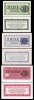 GERMANIA █ SET █ 1 + 5 + 10 Reichsmark █ 1944 █ P-M38-40 Ro. 511-513 █ WEHRMACHT █ UNC