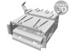 Conector USB A THT 90&deg; Aurit, TE Connectivity