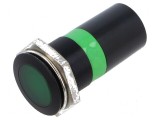 Lampă de control LED verde &Oslash;22mm IP67
