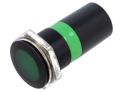 Lampă de control LED verde &amp;Oslash;22mm IP67 foto