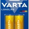 Baterii Alkaline Varta Longlife R14 Tip C pret per baterie