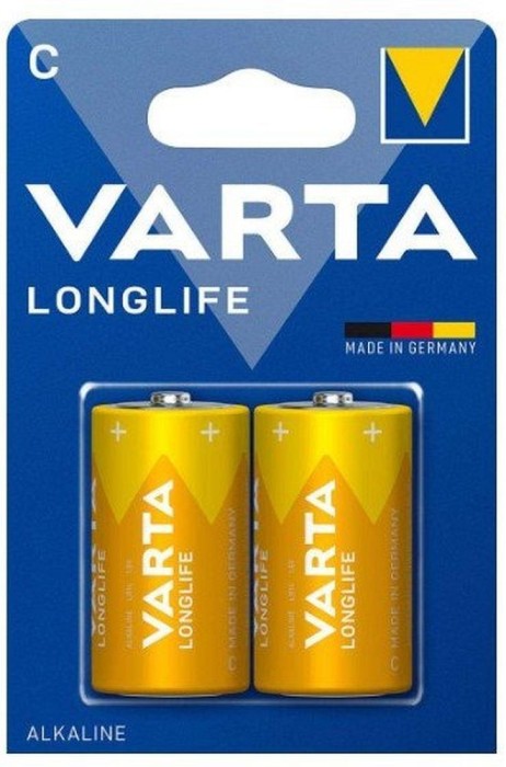 Baterii Alkaline Varta Longlife R14 Tip C pret per baterie