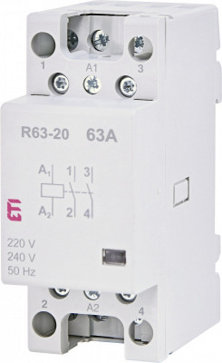 Contactor modular R 63-20 230V eti foto