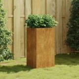 vidaXL Jardinieră, 40x40x80 cm, oțel corten 824524