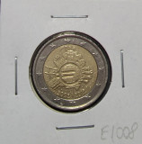 Belgia 2 euro 2012 10 ani euro