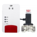 PNI Safe House Dual Gas 250 kit with sensors for 2 types of carbon monoxide gas (CO) and natural gas and 3/4 inch solenoid valve