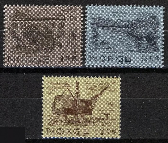 Norvegia 1979 - Inginerie, serie neuzata