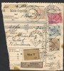 Buletin de expeditie AUSTRIA /WOLMSDORF / WIEN la ITZKANY / GALATI Romania 1901