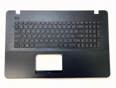 Carcasa superioara cu tastatura palmrest, Asus, X751, A751, X751LD, X751LN, X751MJ, K751LX, US, neagra foto