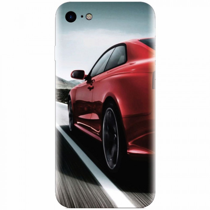 Husa silicon pentru Apple Iphone 7, Car On Road