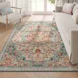 Cumpara ieftin Covor Songmics Albastru 213x152 cm