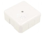 Carcasă cutie de conexiuni 87mm x 87mm x 39mm pentru perete