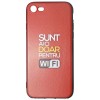 Husa Apple iPhone 8 Multicolor Mesaj Wi-Fi, Flippy