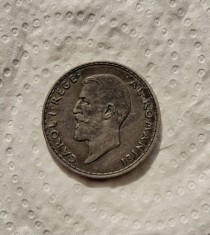 Moneda de 1 leu din 1914, argint