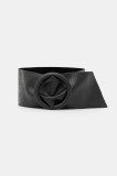 Answear Lab curea de piele culoarea negru