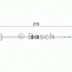 Senzor de avertizare,uzura placute de frana AUDI A6 Allroad (4GH, 4GJ) (2012 - 2016) BOSCH 1 987 474 489