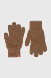 Levi&#039;s manusi culoarea maro, D7542-0012
