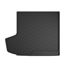 Tavita portbagaj Skoda Octavia 3 Combi 2013-2020, Podea inaltata variabila cu extensie stanga, din cauciuc Rubbasol, marca Gledring