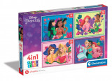 Puzzle 4 in 1 Clementoni Disney Princess, 12-16-20-24 piese