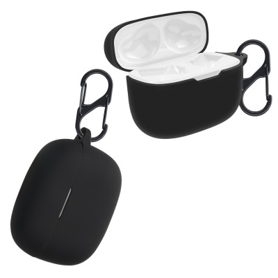 Husa pentru casti JBL Wave 200TWS, Kwmobile, Negru, Silicon, 57411.01 foto