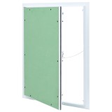 vidaXL Panou de acces cu cadru din aluminiu și gips-carton, 500x600 mm
