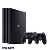 Consola Sony Playstation 4 Pro Ps4 1tb + Doua Controllere PlayStation 4, Second-Hand