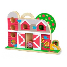 Set de joaca din lemn Acrobatii la Ferma colectia GO TOTs