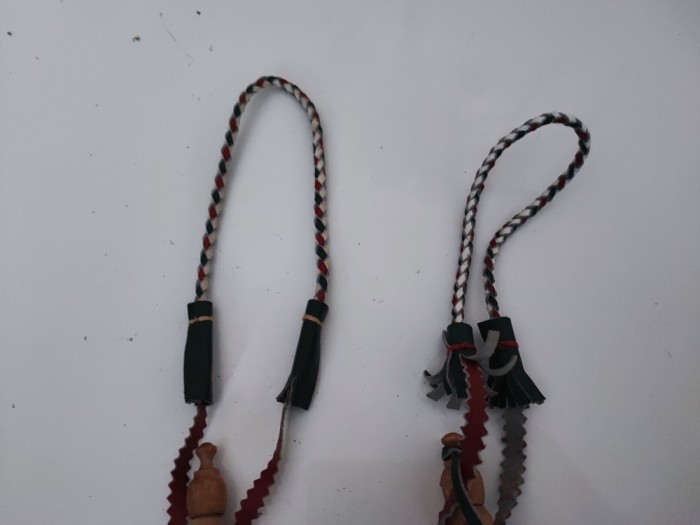 Lot vintage de 2 sticlute traditionale