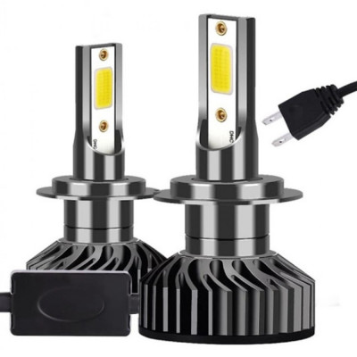 Kit Becuri Auto H7 LED CANBUS, F2 COB-100w, 12000lm,9-32v foto