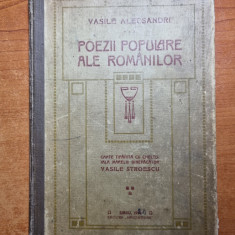 poezii populare a romanilor - vasile alecsandri - din anul 1914