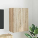 vidaXL Dulap TV de perete Pe perete Stejar Sonoma 59,5 x 31 x 80 cm 892361