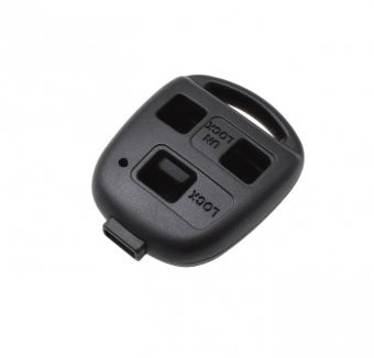 Carcasa cheie Topautochei&amp;reg; pentru Toyota RAV4 Prado Corolla Land Cruiser Celica, fara lamela, 3 butoane foto