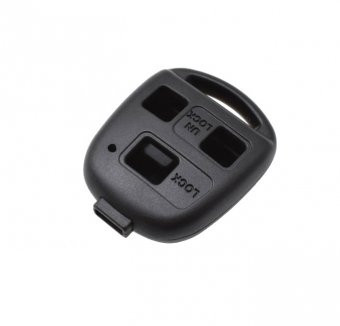 Carcasa cheie Topautochei&reg; pentru Toyota RAV4 Prado Corolla Land Cruiser Celica, fara lamela, 3 butoane