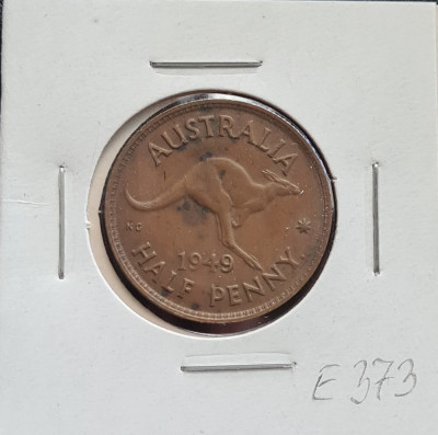 Australia Half Penny 1949 foto