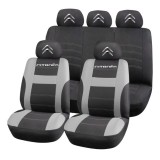 Set Huse Scaune Universale HLX2 Compatibile cu Citroen &ndash; Negru/Gri