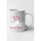 Cana alba personalizata &quot;Craciun Fericit!, modelul 11&quot;, INOVATIX&reg;️. 330ml