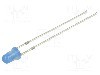 Dioda LED, 3mm, albastru, 150...220mcd, 1mA, 2,8...3,4V, OPTOSUPPLY - OSB5DA3164A-1MA