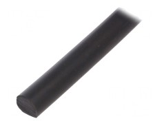 Șnur O-ring cauciuc NBR negru, 5m, &Oslash;18mm, Duritate 70 Shore