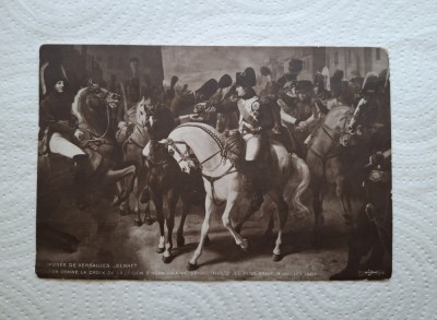 Carte postala necirculata &amp;ndash; Franta, Napoleon la Tilsit foto