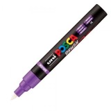 Marker UNI PC-5BR, varf pensula, 1-4 mm, violet, Posca (M1611)