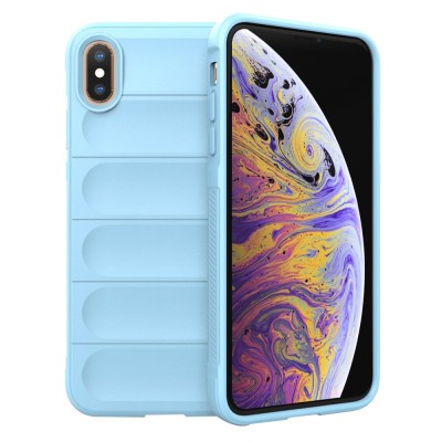 Husa iPhone XS Max Techsuit Magic Shield, bleu foto
