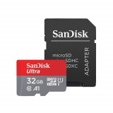 Card MicroSD 32GB + Adaptor (Clasa 10) 120 MB/s SanDisk, 32 GB