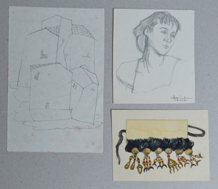 2 desene + o acuarela