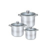 Set oale Floria ZLN-4045, 6 piese, pentru toate sursele de caldura, Inox