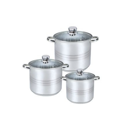 Set oale Floria ZLN-4045, 6 piese, pentru toate sursele de caldura, Inox