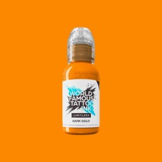 Tusuri Tatuaje - Culori WORLD FAMOUS 30 ml - Dark Gold